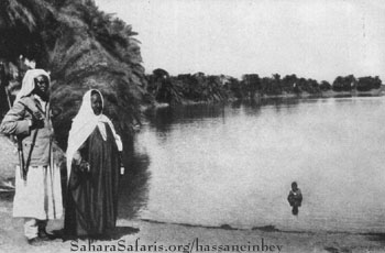 Kufra Lake: Photo by Ahmed Bey Hassanein on 1923