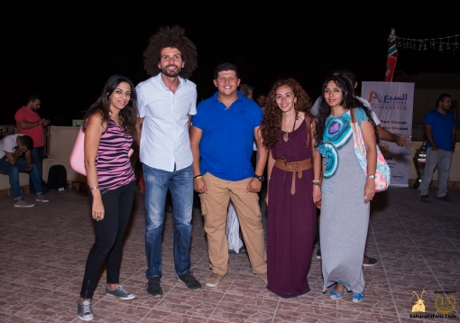 At the SaharaSafaris Club Roof, Omar Samra meeting adventure lovers.
